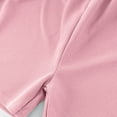 thumbnail image 5 of Cethrio Outfit Sets for Boys Girls, Casual Summer Hooded Shirts and Shorts Set Pink Size 8 T, 5 of 8