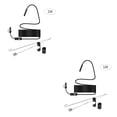 thumbnail image 3 of bedienty Phone Checking Camera Kit Household Universal Check Equipment Waterproof 3 in 1 Inspect Tool Set Inspection Accessory 5.5mm * 1M 2Set, 3 of 6