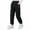 Black#1015, variant on LIIPEE Girl Boy Down Pants Warm Solid Color Elastic Waist Snow Trousers With Pockets Child Comfort Picnic Stretch Street Outdoor Hiking Pants,Navy,10-12 Years