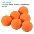thumbnail image 4 of Uxcell EVA Sponge 42mm Exercise Flight Swing Practice Golf Foam Balls Orange 10 Pcs, 4 of 5