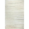 thumbnail image 1 of Bashian R129-IV-8X10-HG238 Bashian Greenwich Collection Abstract Contemporary Wool & Viscose Hand Tufted Area Rug, Ivory - 7 ft. 9 in. x 9 ft. 9 in., 1 of 1