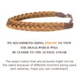 thumbnail image 2 of DIGUAN 2 Strands Synthetic Hair Braided Headband Classic Chunky Plaited Braids Elastic Stretch Hairpiece Women Girl Beauty accessory, 54g Boho (Strawberry Blonde), 2 of 5