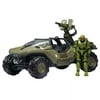 Halo Deluxe Vehicle Warthog & 4" Figures