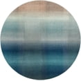 thumbnail image 3 of Unique Loom Estrella Collection Area Rug - Azura (8' Round Blue/Ivory), 3 of 7