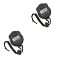 thumbnail image 2 of ZLight Sports Stopwatch Calendar Waterproof Shockproof Timer Clock Judgment Stop Watch Timing Function for Running 79X62X19mm 2Set, 2 of 6