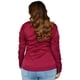thumbnail image 3 of Blusa Formal Roman Fashion Tallas Extras 1803 Vino 38, 3 of 6