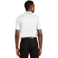 thumbnail image 2 of SPORT-TEK Men's Dri Mesh Polo with Tipped Collar and Piping XXL White/Black, 2 of 2