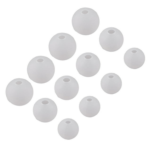 Miangastore Silicone Molds for Epoxy Resin Transparent 12Pcs 1.4X1.4In