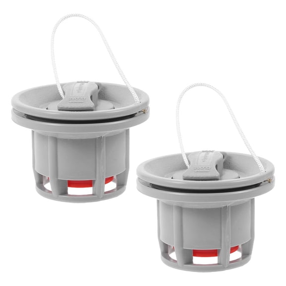 PBPBOX 2Pcs Kayak Scupper Plugs for Sit on Top Grey Durable Pom Inflatable Boat Valve Accessories
