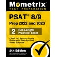 thumbnail image 2 of Pre-Owned PSAT 8/9 Prep 2022 and 2023 - 2 Full-Length Practice Tests, PSAT 8/9 Secrets Study Guide with Step-By-Step Video Tutorials: [5th Edition] (Paperback) 1516721365 9781516721368, 2 of 2