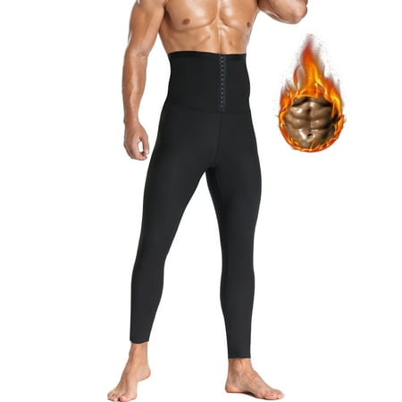 

Sweat Sauna Pants for Men Hot Thermo Body Shaper Weight Loss Legging Exercise Workout Training Pants