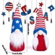 thumbnail image 3 of Descuentos Relámpago, Adornos de muñeco sin rostro para el Día de la Independencia Adornos de anciano enano sentado Lindo muñeco Rudolph Akmoler, 3 of 9