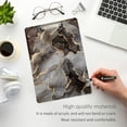 thumbnail image 2 of FMSHPON Green Grey Marble Clipboard Hardboard Wood Nursing Clip Board and Pull for Standard A4 Letter 13x9 inches, 2 of 2