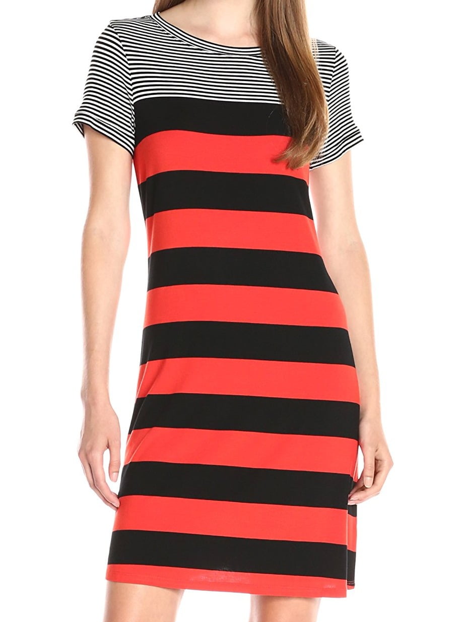 red t shirt dress walmart