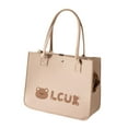 thumbnail image 2 of Bolsa de transporte para gatos, bolsa de transporte para perros, bolsa de viaje para cachorros, bolsa para caminar, senderismo al aire libre , MarrÓn, L Marrón, 2 of 8