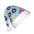 thumbnail image 2 of Bingfone Donuts for Kids Christmas Hat Santa Hat for Boys Girls Teenager for Christmas New Year Xmas Festive Holiday Party Supplies Gifts, 2 of 6