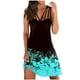 thumbnail image 1 of Vestido de tirantes sin mangas con estampado de moda de verano para mujer Pompotops ghjkhdj4454, 1 of 3