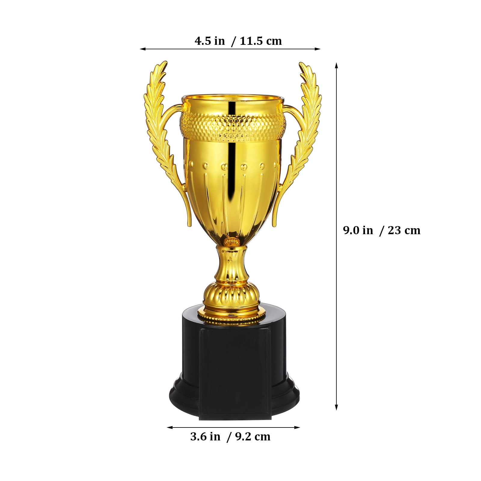 Plastic Trophy Cup Award Set , 12 Competition Prize Trophy - Sports Awards,  Party Favors & Recognition Ceremonies (Gold/Silver/Red, Pack of 6) -  Walmart.com