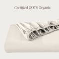 thumbnail image 3 of Bare Home 100% Organic Cotton Fitted Sheet - Percale Weave  - Full, French Beige, 3 of 10