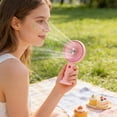 thumbnail image 4 of SSZMDLB Handheld Fan USB Rechargeable Portable Mini Fan, Personal Cooling Fan for Outdoor Travel Office Teen, Rechargeable Small Fan with Base, Quiet Battery Operated Desk Fan, 4 of 6
