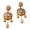 DP, variant on Fashionable Dangle Earrings Showcasing Ornate Metalwork And Whimsical Sound Accents Unique Ear Adornment