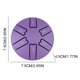 thumbnail image 4 of Tambor Lluvia 3 Pulgadas Y 6 Notas para Exterior Lengua Acero Yoga () Morado, 4 of 4