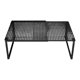 thumbnail image 1 of Estante de almacenamiento expandible para gabinete, organizador de cocina ajustable para despensa y encimera Negro 38 a 62cm, 1 of 9