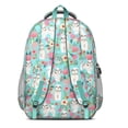 thumbnail image 3 of Bichon Dog Blue Florals Backpack for School,Cute School Bag,Schoolbag with Adjustable Shoulder Straps & Padded Back,16.9 Inch, 3 of 5