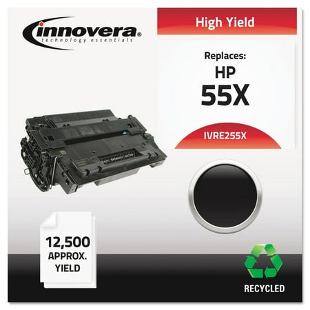 UPC: 0686024123606 | Innovera Remanufactured Black High-Yield Toner  Replacement for 55X (CE255X)  12 500 Page-Yield