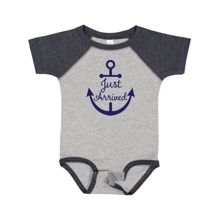 

Inktastic Just Arrived Nautical Anchor Gift Baby Boy or Baby Girl Bodysuit