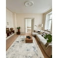 thumbnail image 3 of Cream Abstract Area Rugs for Living Room Washable Rugs Boho Moroccan Area Rug Soft Neutral Geometric Bohemian Carpet Distressed Indoor Rug for Bedroom Dining Room Office Foldable Nonslip Rug, 3 of 9