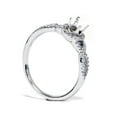 thumbnail image 3 of Bague Torsadée Infini Diamant 1/5ct pour Femmes Or Blanc 14K, 3 of 3