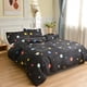 thumbnail image 1 of Cubrecama estampada simple negra, cama doble (180*220), cubrecama individual, 1 of 7