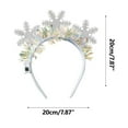thumbnail image 2 of Lwlmwt LED Christmas Glow Headpiece Sparkling Christmas Hair Accessory Festive Party Adornment Perfect for Kids and Adults Christmas Costume Party Gift, 2 of 6