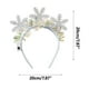 thumbnail image 2 of Diadema navideña iluminada con astas y purpurina - Adorno LED a pilas para fiestas navideñas, 2 of 2