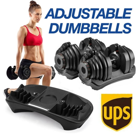 Datingday Adjustable Select 552 1090 Fitness Workout Exercise Dumbbells Weight Set, Dumbbells Set for Men and Women Home Fitness Weight Set Gym Workout Exercise Training