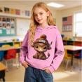 thumbnail image 6 of WAYUTE Sweatshirts for Girls and Boys Cow Print Cute Hooded Sweatshirt Casual Pullover Soft Jacket for Kids, 6 of 6