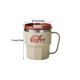 thumbnail image 2 of Vaso de acero inoxidable con aislamiento al vacío de 400 ml, doble pared, taza para café, 2 of 8