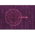 thumbnail image 1 of Ahgly Company Indoor Rectangle Abstract Purple Contemporary Area Rugs, 2' x 4', 1 of 4