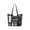 Orange, variant on Women's Large Capacity Shoulder Bag Trendy Hundreds Leather Plaid Tote Bags Female Casual Work Big Bucket Handbag
