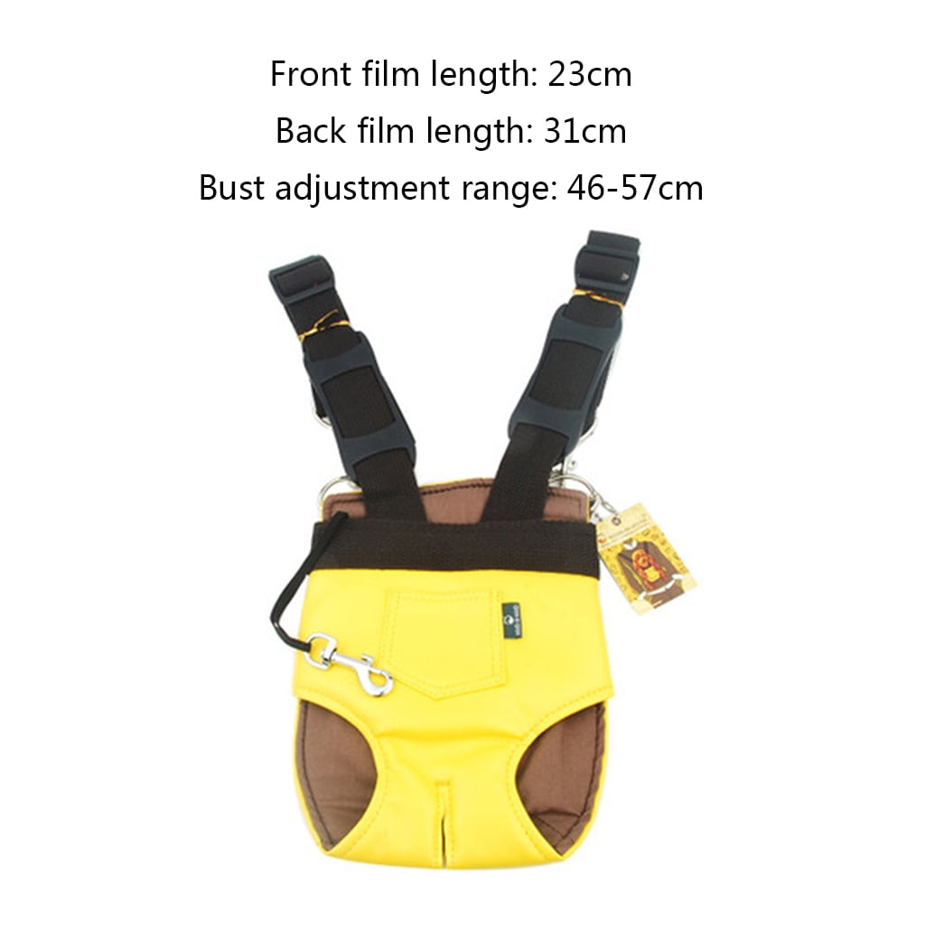 Sorrowso Dog Cat Carrier Backpack for Small Dog Front & Back Harness Legs out for Camping