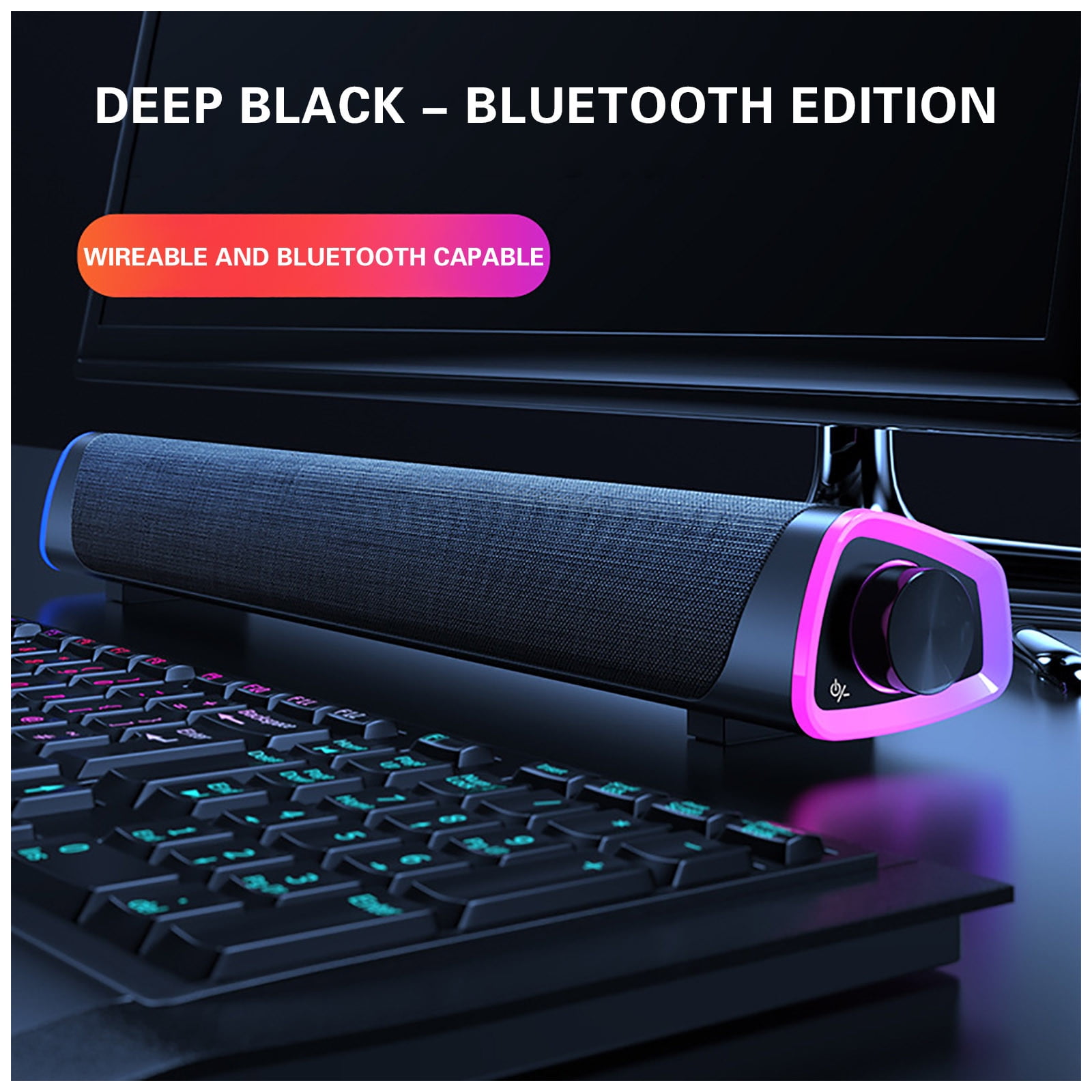 Giunmcul Online Shopping Bluetooth Speaker, Computer Speaker, Dual Speaker Desktop Sound Subwoofer