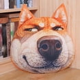 thumbnail image 2 of Cojín de peluche con estampado de perro, para niños, juguete de peluche realista, regalo de cumpleaños, lindo Despreciar, 2 of 8