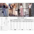 thumbnail image 4 of PRETTYGARDEN Women's High Waisted Dressy Casual Pants | Decoration Buckle,Front Seam Trousers with Pockets,Business Casual Outfits,Work Office Slacks,Daily Palazzo Pants All Season, 4 of 10