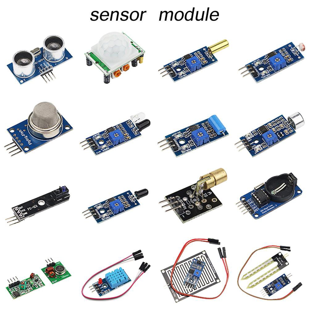 Sensor Modules Set W/ Tutorials For Arduino Raspberry Pi Robot Kids DIY Projects 
