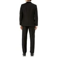 thumbnail image 3 of Adam Baker Men's Slim Fit One Button Satin Shawl Collar Tuxedo Suit Set - Colors, 3 of 6