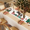 thumbnail image 6 of Festive Christmas Table Flag And Tablecloth Set In 72X13 Inch Size, Waterproof Decoration For Coffee Table And Holiday Party Setting, Long Narrow Design For Console Tables And Buffet Displays, 6 of 6