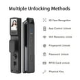 thumbnail image 7 of Fully Automatic APP 3D Face Recognition Smart Lock Finrprint Biometric Card Key Digital Lock Home Smart Lock ,More Secure, 7 of 7