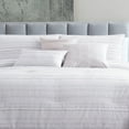 thumbnail image 4 of Riverbrook Home 6 pc Comforter Set, Queen, White/Gray, Boston, Clipped Jacquard, Polyfil, 4 of 6