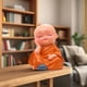 thumbnail image 1 of Aquatic Wood Green Potted Little Monk Decoration, 1 of 5